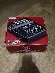 Harbinger 5-Channel Compact Audio Mixer - Picture 1 of 6