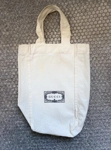 Gucci Small Cotton Tote Bag | Authentic | 28cm x 23cm | Used | Free Shipping! - Picture 1 of 10