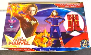 Rubie's Captain Marvel Boots Cosplay Women Boots Size 7 Marvel New in Box - Picture 1 of 9