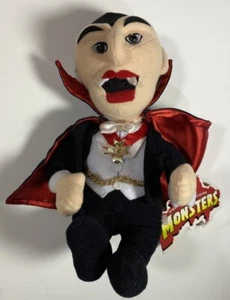 Universal Monsters DRACULA Plush 9" figure w/Tag 1999 Stuffins - Picture 1 of 2