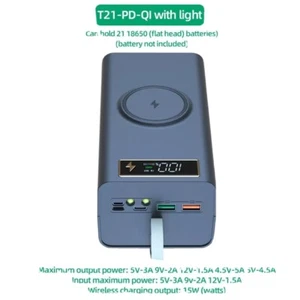 Power bank Potente, n21 batterie 18650 inclusi 71400 Mah - Foto 1 di 10