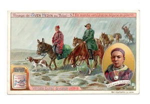 LIEBIG Chrom . Reise von SVEN HEDIN zum THIBET. Explorer. 5 - Bild 1 von 2