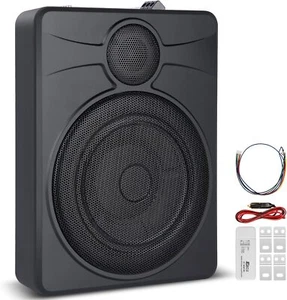 10" Slim Untersitz Powered Auto Subwoofer, Auto/LKW Audio Sub eingebaut - Bild 1 von 7