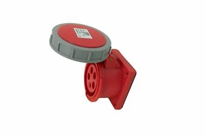 JCE 16A 5 PIN PRESA MONTATA SU PANNELLO 240V IP67 RESISTENTE ALLE INTEMPERIE - Foto 1 di 1