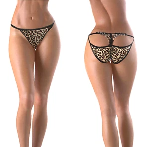 perizoma culotte sexy da donna in pizzo trasparente aperto lingerie perizoma - Foto 1 di 6