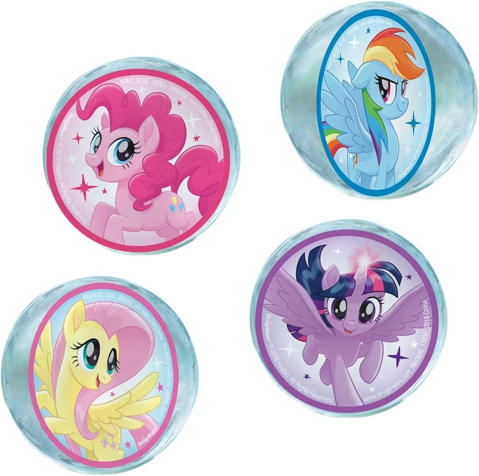 My Little Pony Friendship Adventures Kids Birthday Party Favor Bounce Balls - Imagem 1 de 1