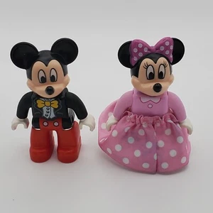 LEGO Duplo Disney Mickey Mouse and Minnie Mouse Mini Figures Pieces Lot of 2 - Picture 1 of 6