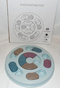 Food Puzzle Dog Treat Dispenser Mental Entertainment Slow Feeding Sliding Covers - Picture 1 of 5