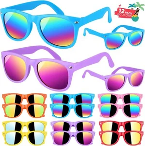 Kids sunglasses bulk, Kids Sunglasses Party Favor, 12Pack Neon Sunglasses - Picture 1 of 5