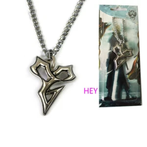 FINAL FANTASY X FFX FF14 Tidus Necklace Inspired Metal Pendant Choker Jewelry - Picture 1 of 4