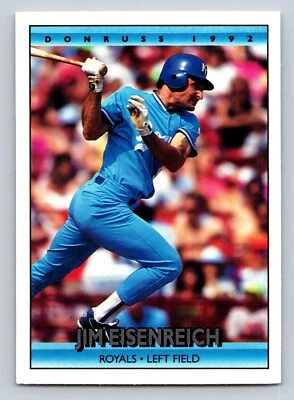 Jim Eisenreich 1992 Donruss #297 Kansas City Royals - Image 1 of 2
