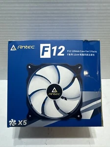 Antec F12 120mm PC Case Fan - 5 Pack | Open Box Never used - Picture 1 of 6