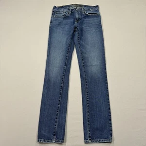 Jeans American Eagle uomo 30/34 blu skinny lavaggio medio denim preppy casual città - Foto 1 di 11