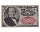 1874 Twenty Five Cents Fractional Currency 25c Paper Money Robert Walker UNC