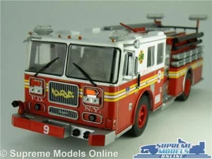 SEAGRAVE MARAUDER FIRE ENGINE MODEL TRUCK AMERICAN NEW YORK FDNY 1:43 SIZE IXO T - Picture 1 of 5