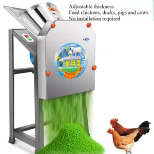 Electric Guillotine Hog Grass Chopper Straw Pulverizer Grass Cutter Small Size - Picture 1 of 32