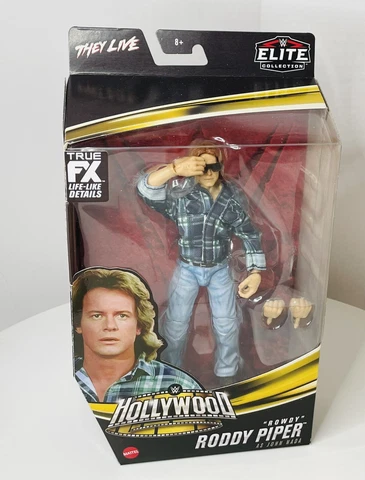 WWE Elite Hollywood Series Rowdy Roddy Piper John Nada “They Live” 6” Figure New Cover