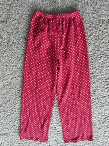 CARTER's girls size 14 red & white polka dot fleece pants leggings  - Picture 1 of 4