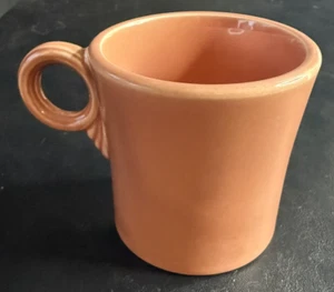 Vintage Fiestaware Rose Mug Fiesta 1950's Ring Handle Tom & Jerry, 3 inches - Picture 1 of 8