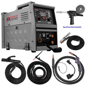 Amico MIG-140GS, 140A MIG/MAG/TIG/Stick Arc DC Welder, Spool Gun Weld Aluminum - Picture 1 of 7