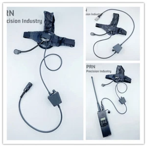 PRN 6PIN E-SWTICH EPTT TASC Earphone Headset Accessories for PRC148 PRC152 Radio - Zdjęcie 1 z 12