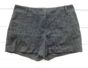 Ann Taylor LOFT Solid Black Lace Shorts - Size 4 - Bild 1 von 2