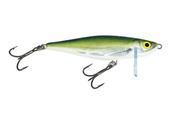 Salmo Thrill Twitchbait rapfenköder olive ukelei OB Köder Rapfen Barsch sinkend - Bild 1 von 1