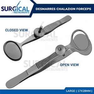 Desmarres Chalazion Forceps Large 3.5" (8.9cm) Ophthalmic Instruments German Gr - Picture 1 of 3