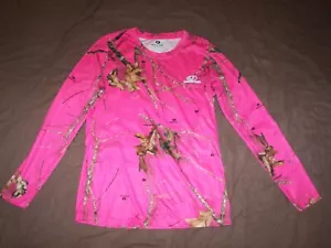 Women's Pink Mossy Oak Top - M (8-10) - Picture 1 of 7