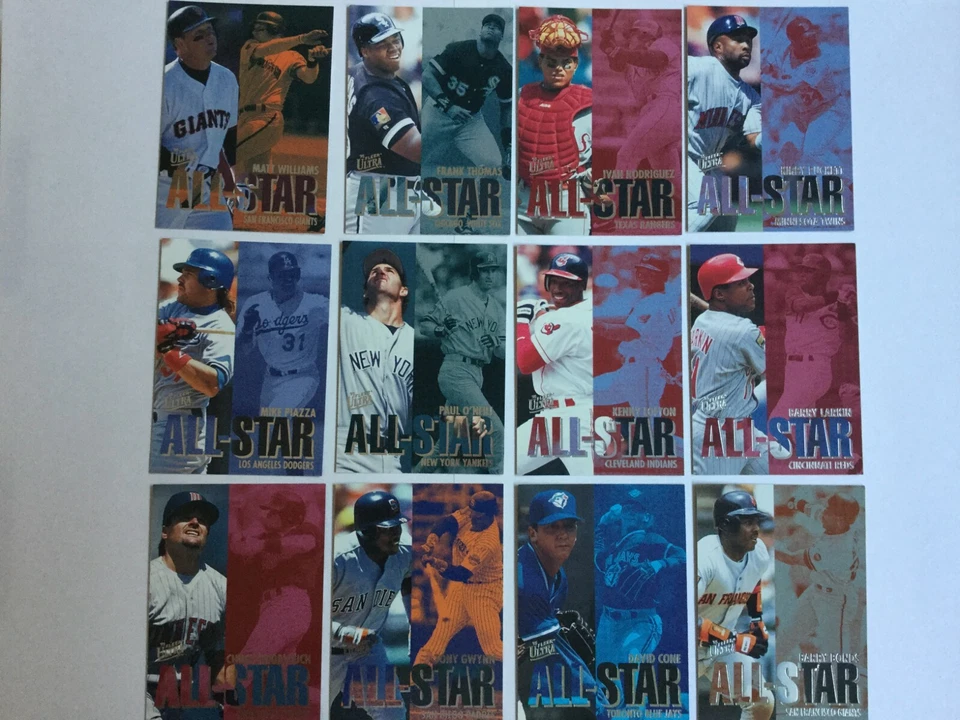1995 Fleer Ultra Baseball ALL-STAR Insert Cards - Pick From List (1 - 20) - Image 1 of 1