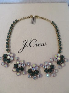 NEU J.CREW AUTHENTISCHE KRISTALL-LEUCHTER-HALSKETTE E9074, 128 $ - Bild 1 von 6