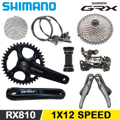 SHIMANO GRX RX810 RX812 Groupset Crankset Shifter Derailleur Cassette 1x11 Speed - Image 1 of 4