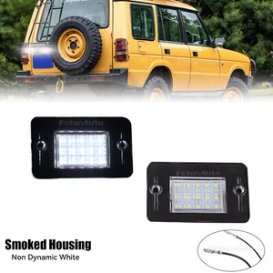 2X White LED License Plate Lights Lamps For 1994-2004 Land Rover Discovery 1 2 - Imagen 1 de 7