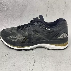 Asics Gel-Nimbus 19 Womens Shoes Sneakers Sz 9 M (B) Black T750N Running - Picture 1 of 12