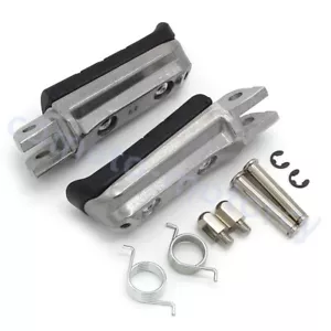 Front Footrest Pedal Footpegs For Honda CBR500R CBF1000 CBR250 CBF500 CB300F - Picture 1 of 7