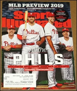 3/25/2019 4/1/2019 Sports Illustrated Philadelphia Phillies Bryce Harper Hoskins - Picture 1 of 12