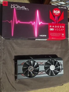 SAPPHIRE Pulse Radeon RX Vega 56 8 GB HBM2 Video Graphics Card GPU - Picture 1 of 4