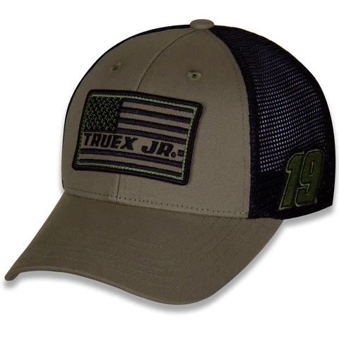 Men's Joe Gibbs Racing Team Collection Olive/Black Martin Truex Jr Tonal Flag Cover