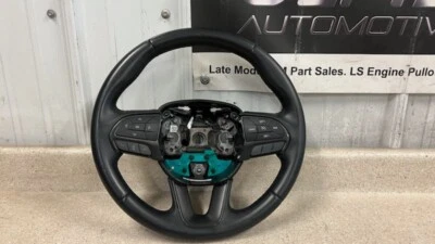 15 21 Dodge Challenger Leather Wheel 5LE642X9AE 66K Mopar Switches Steering - Image 1 of 4