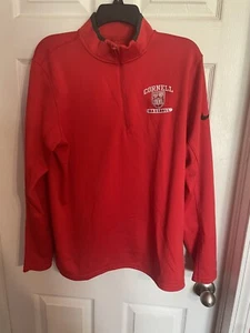 Cornell University Baseball Big Red Bear Nike Golf Shirt Size Large - Picture 1 of 7