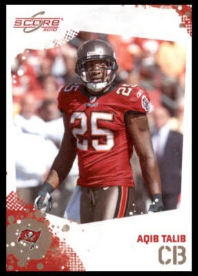 2010 Score #274 Aqib Talib Tampa Bay Buccaneers Football Card - Image 1 of 2