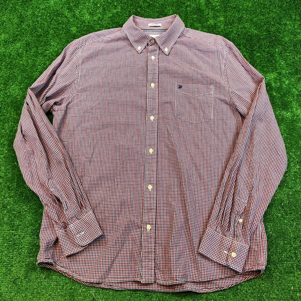 Camisa Wrangler para hombre grande ajuste regular a cuadros multicolor manga ... - Imagen 1 de 4