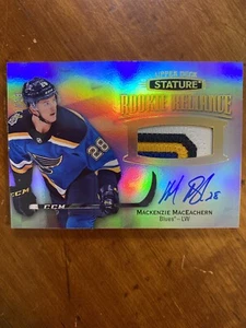 19-20 Stature Rookie Reliance Auto Patch 4 Colr RR-26 Mackenzie MacEachern 01/18 - Picture 1 of 2
