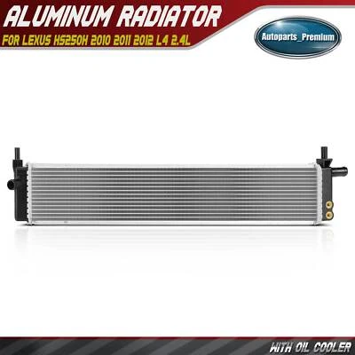 1x Radiador de aluminio para Lexus HS250h 2010 2011 2012 L4 2,4 L aspiración natural Foto 1 de 4