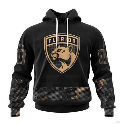 UNBRAND Florida Panthers Personalized Military Appreciation Hoodie Gift Fan Hockey S5XL