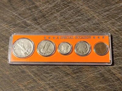 Juego de monedas año coleccionista 1929 - Penny to Silver Walking Liberty - Muy buenas - 2 Foto 1 de 4