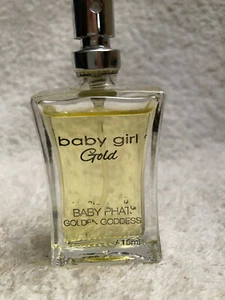 Baby Phat Baby Girl Gold Golden Goddess Mini .5oz/ 15 ML EDT Spray RARE HTF - Picture 1 of 3