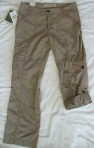 Kabelas neu mit Etikett hellbraun wandelbare Wander Outdoor Hose Caprihose Damengröße 12 12 x 32 NEU - Bild 1 von 6