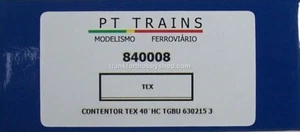 PT TRENI #840008 HO 40' HC CONTAINER TEX Road # TGBU 630215 3 - Foto 1 di 10