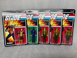 gi joe reazione lotto 3 camicia verde scarlatto occhi di serpente super7 - Foto 1 di 1